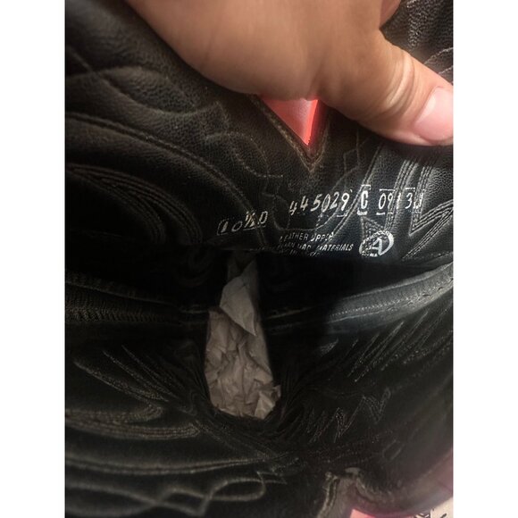 Acme Western Cowboy Boots Mens 10.5 Brown Real Leather Pointed Toe Vibrant Chore - Picture 13 of 13